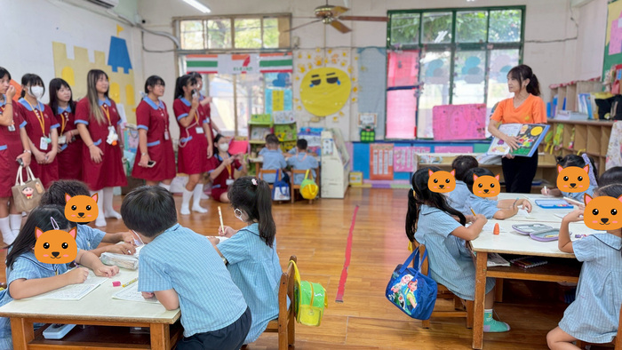 敏惠幼保科學生觀摩欣榮幼兒園教學