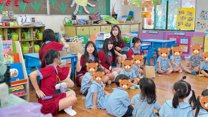 敏惠幼保科學生觀摩欣榮幼兒園教學
